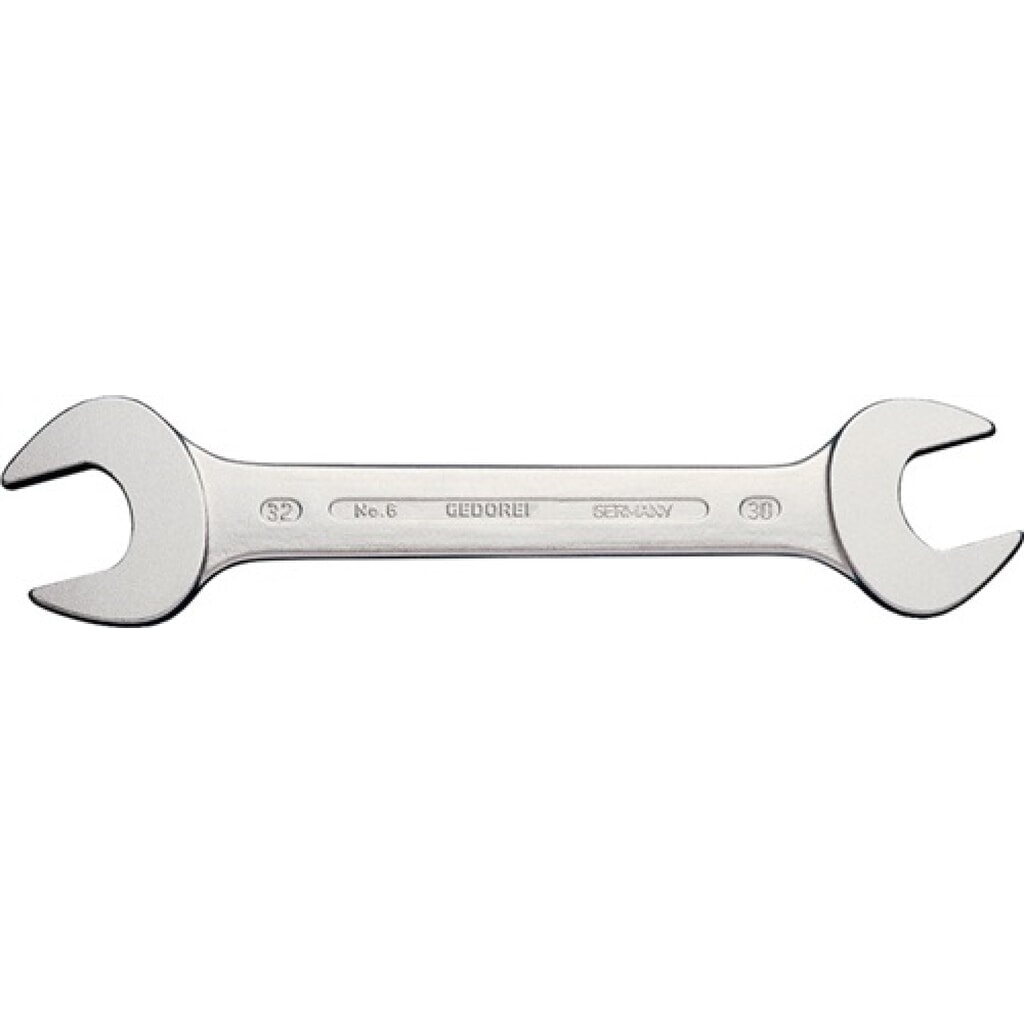 Illustration du produit: Clé à fourche 6 6 x 7 mm longueur 122 mm chromé GEDORE