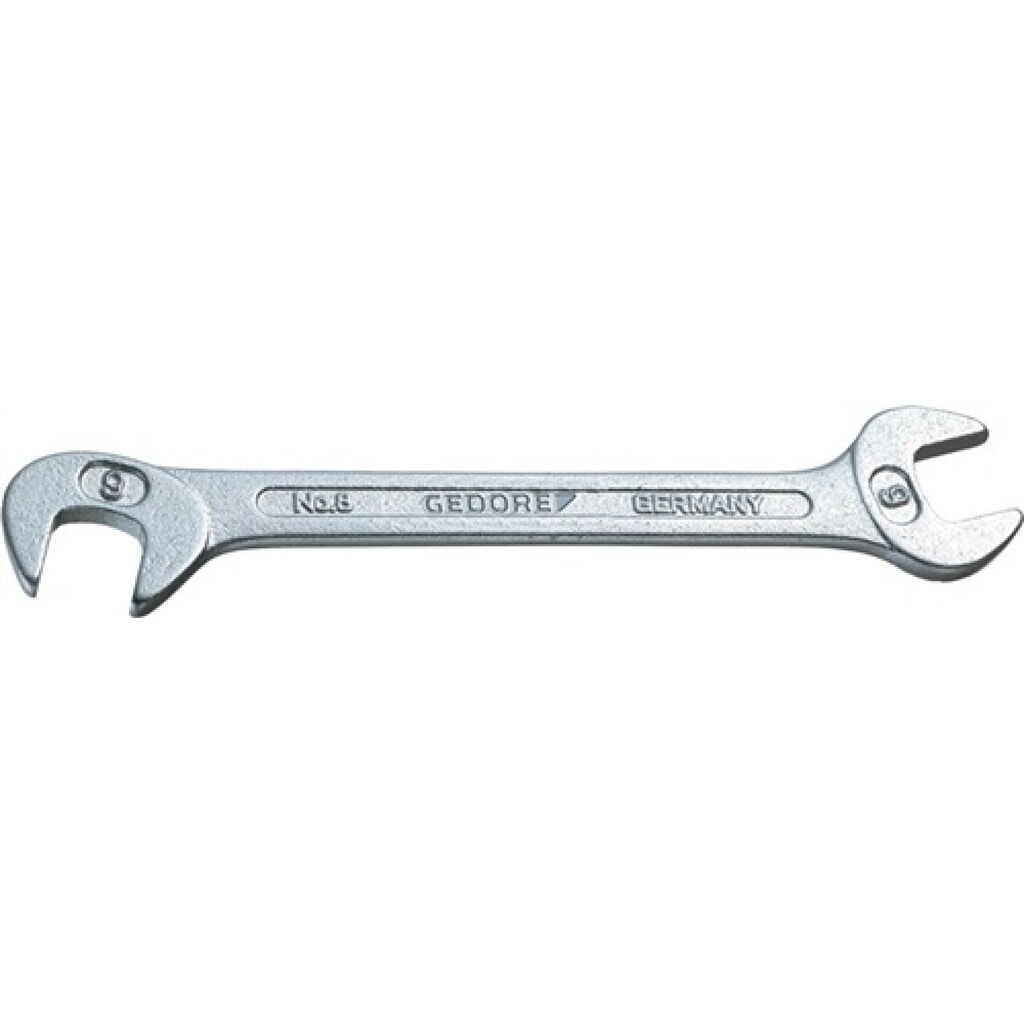 Clé à fourche 8 4,5 mm longueur 69 mm chromé GEDORE Illustration du produit: Clé à fourche 8 4,5 mm longueur 69 mm chromé GEDORE