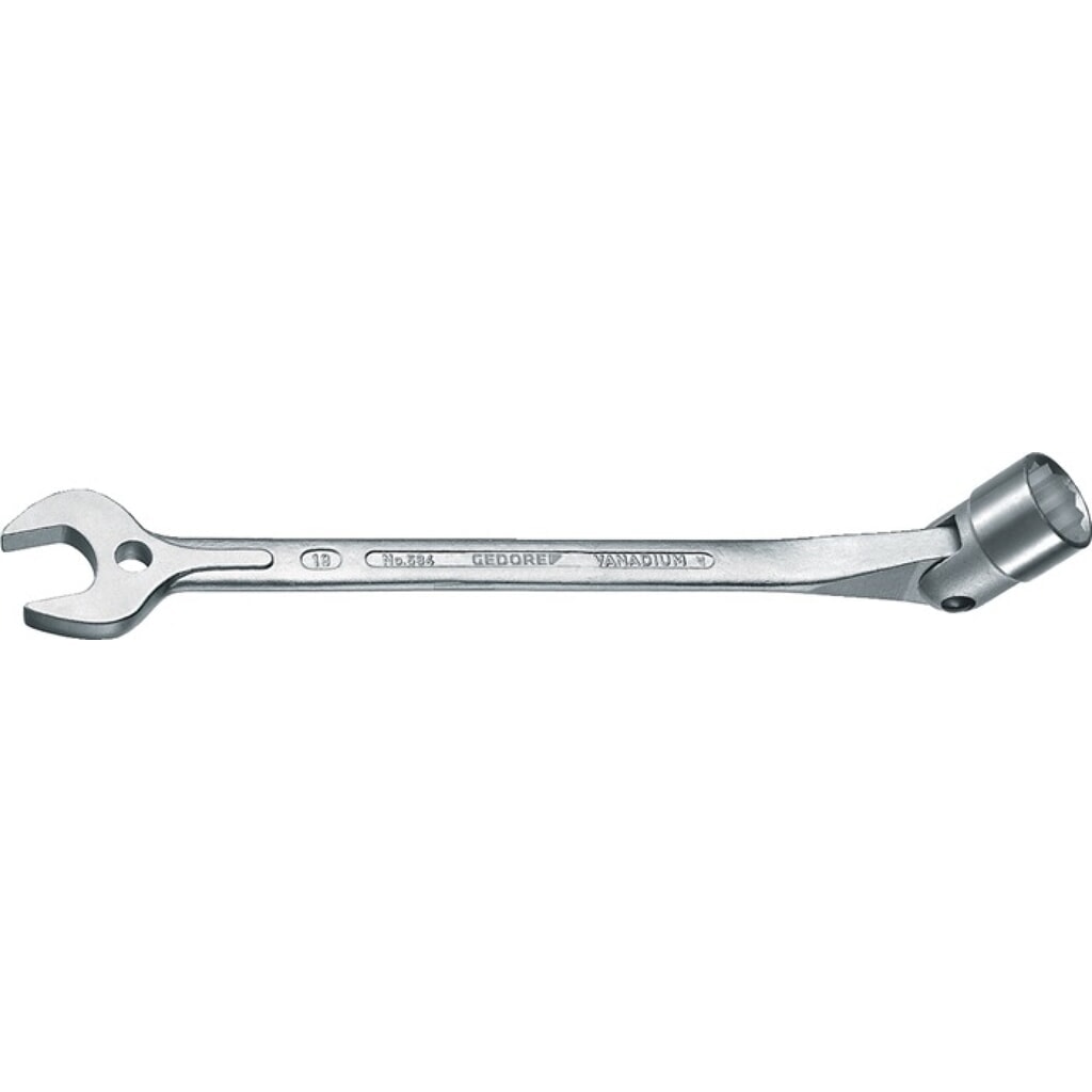 Clé à fourche/à douille 534 ouv. de clé 10 mm L. 179 mm avec extr. clé à douille Illustration du produit: Clé à fourche/à douille 534 ouv. de clé 10 mm L. 179 mm avec extr. clé à douille