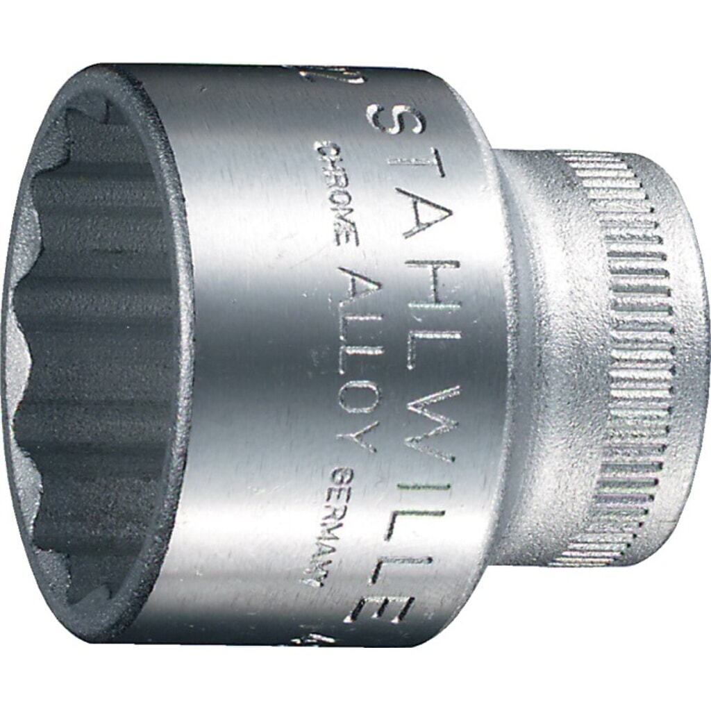 Illustration du produit: Jeu de clés à douille 45 3/8 po. 12 pans ouv. de clé 13 mm longueur 30 mm STAHLW