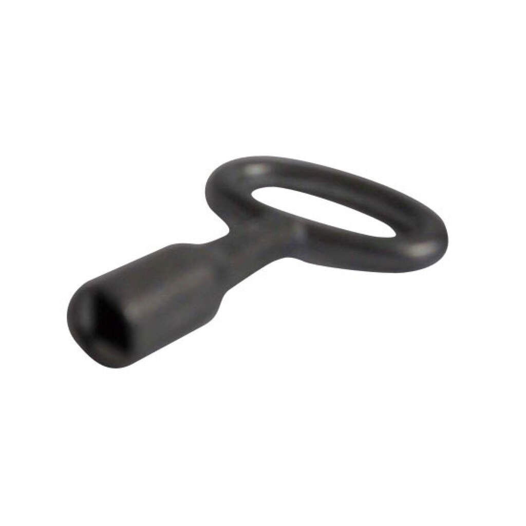 Clé carrée pour corbeille à déchets en treillis métallique Illustration du produit: Clé carrée pour corbeille à déchets en treillis métallique