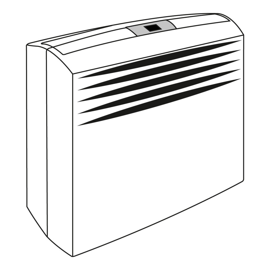 Climatiseur, puissance de refroidissement 2,0 kW Illustration du produit: Climatiseur, puissance de refroidissement 2,0 kW