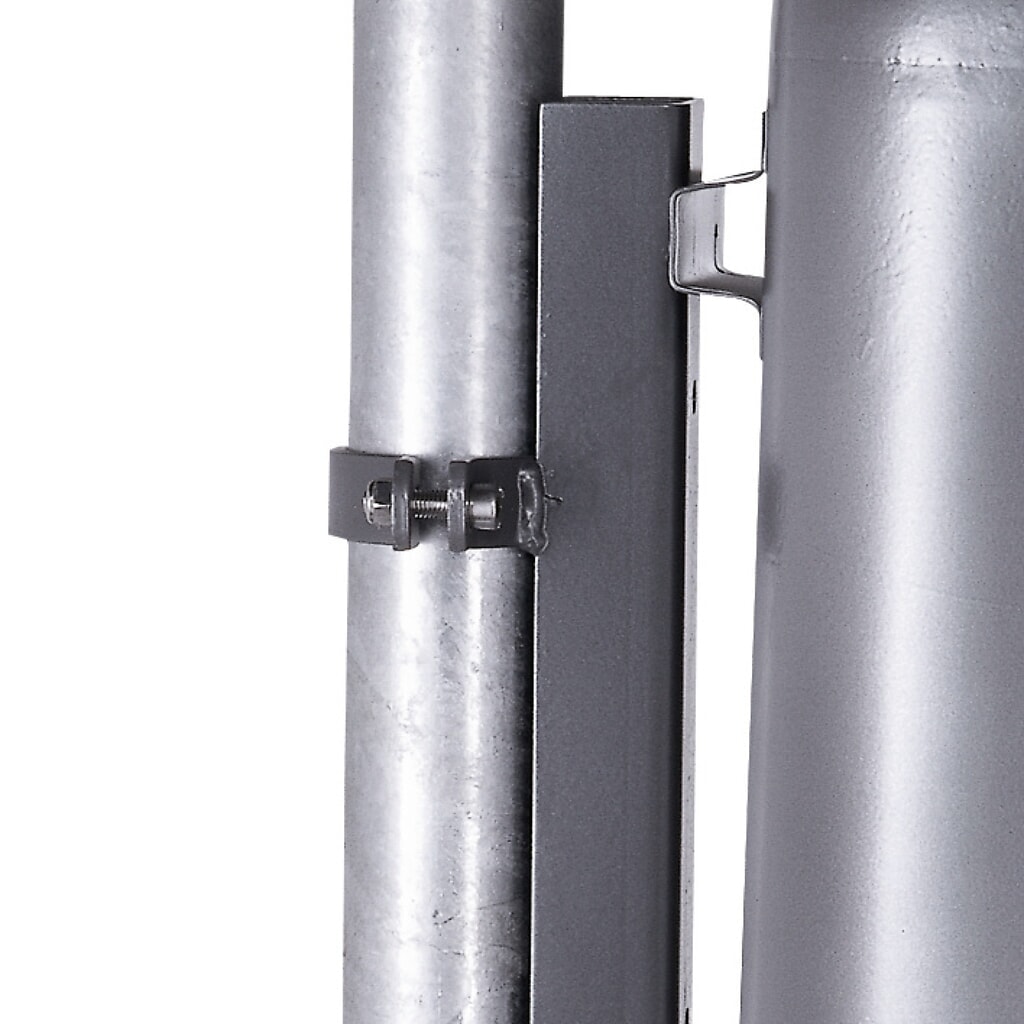 RENNER Clip de fixation pour conteneur à déchets en tôle d’acier, outil de montage inclus, 2 pces/UV Illustration du produit: RENNER Clip de fixation pour conteneur à déchets en tôle d’acier, outil de montage inclus, 2 pces/UV