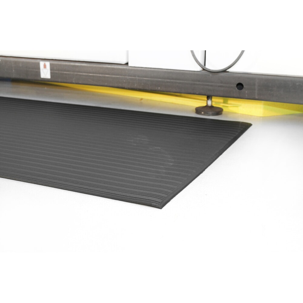 N° de l'image du produit 4 : Tapis anti-fatigue COBA Orthomat® Ribbed, monocouche, noir, l × L 900 x mètre linéaire
