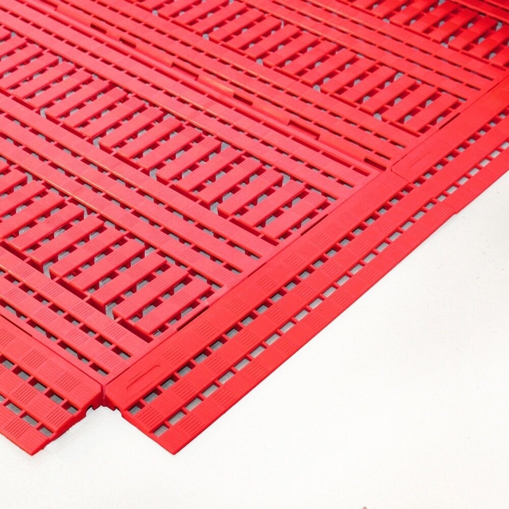 N° de l'image du produit 2 : COBA Coin pour tapis pour poste de travail en PE, lxP 112 x 112 mm, orange