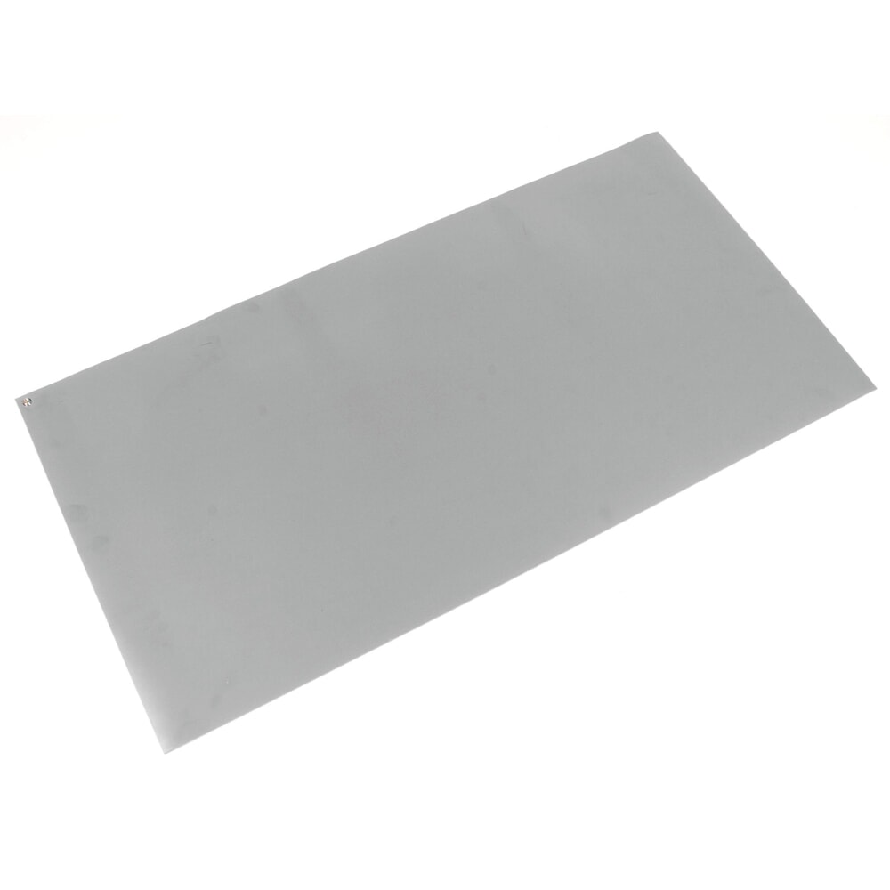 N° de l'image du produit 1 : COBA Kit de tapis de travail ESD en PVC avec couche conductrice, lxP 600 x 1 200 mm, gris