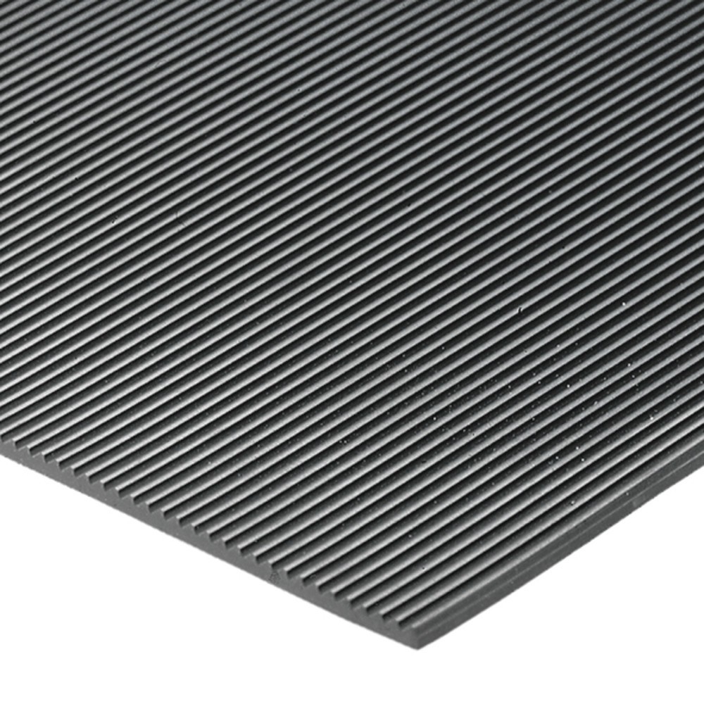 N° de l'image du produit 2 : COBA Tapis anti-dérapant, caoutchouc naturel, strié, au mètre linéaire x 900 mm, hauteur 3 mm