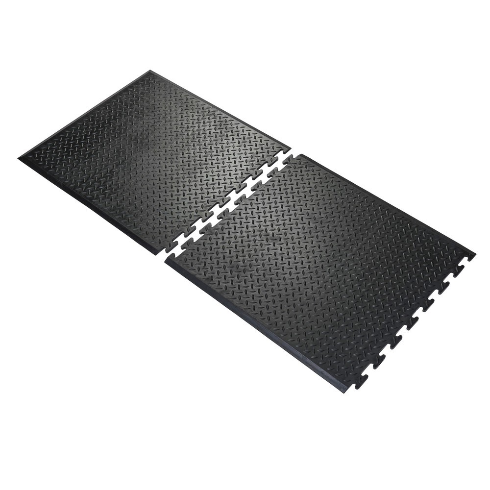 N° de l'image du produit 2 : COBA Tapis de travail Comfort-Lok, pièce médiane, lxP 700 x 800 mm, noir