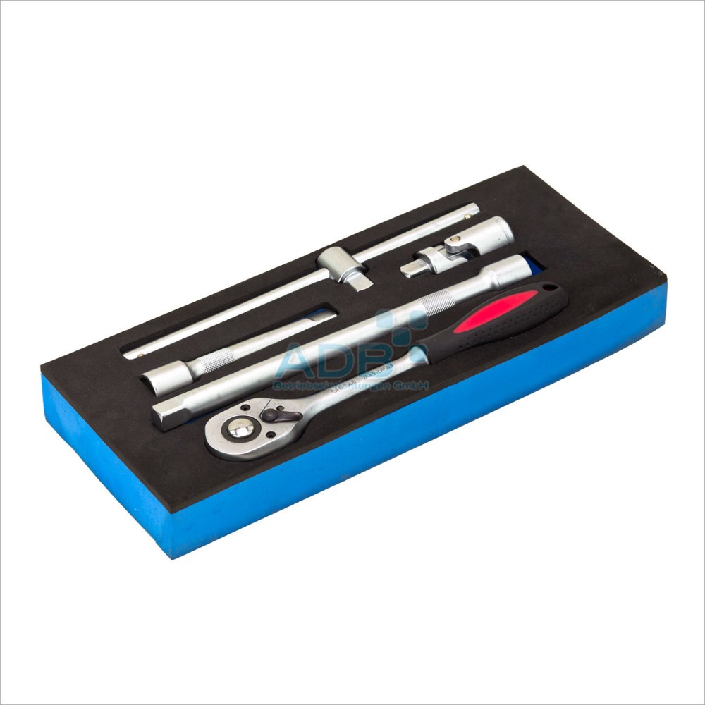 N° de l'image du produit 1 : Coffret de rangement pour servante d'atelier pour 5 clés à douilles 1/2 pouce