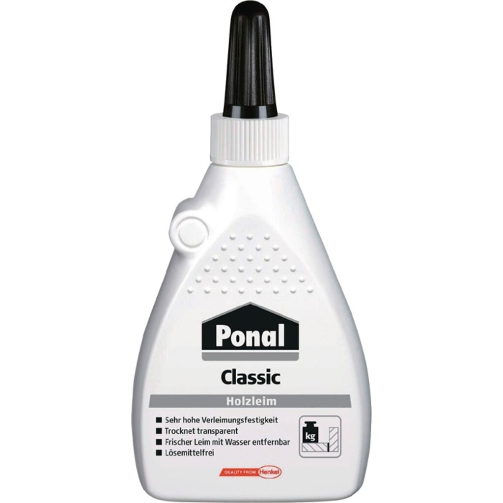 Colle à bois PONAL classique 225 g EN 204 : D1, Bouteille D2 Illustration du produit: Colle à bois PONAL classique 225 g EN 204 : D1, Bouteille D2