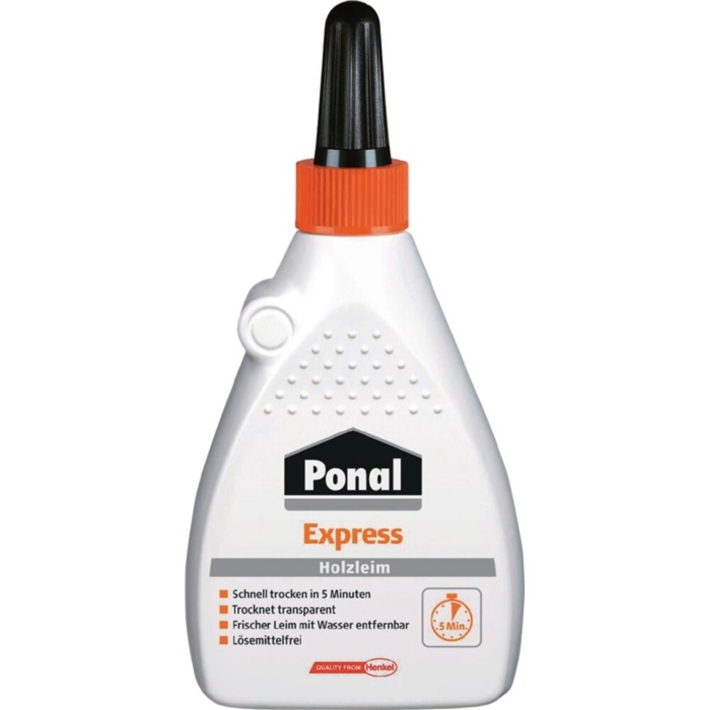 Illustration du produit: Colle à bois PONAL Express 225 g EN 204 : D1, Bouteille D2