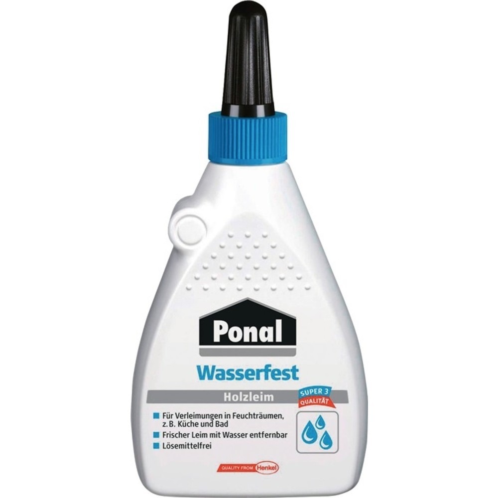 N° de l'image du produit 1 : Colle à bois PONAL imperméable/Super 3 550g EN 204 : Bouteille D3