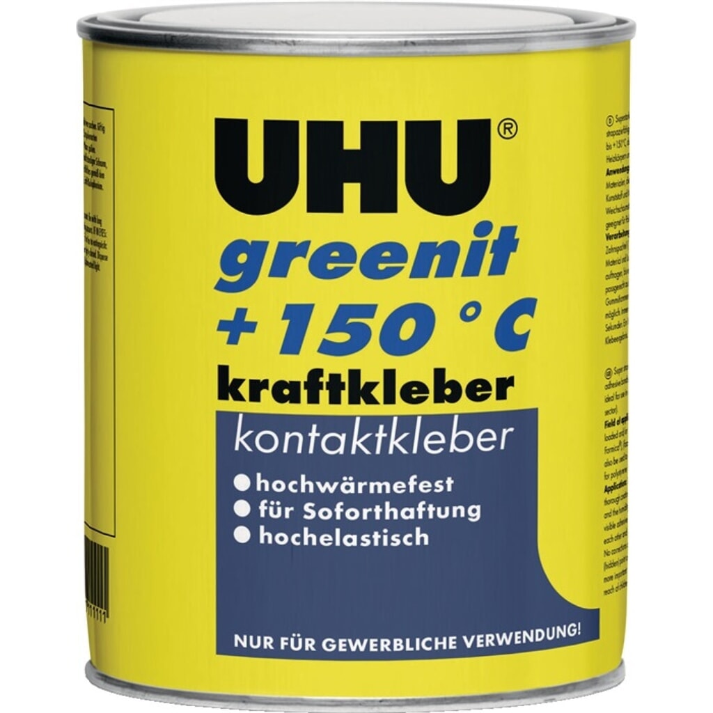 Colle de contact UHU Greenit +150gradc -40gradc B.+150Gradc 645g Illustration du produit: Colle de contact UHU Greenit +150gradc -40gradc B.+150Gradc 645g