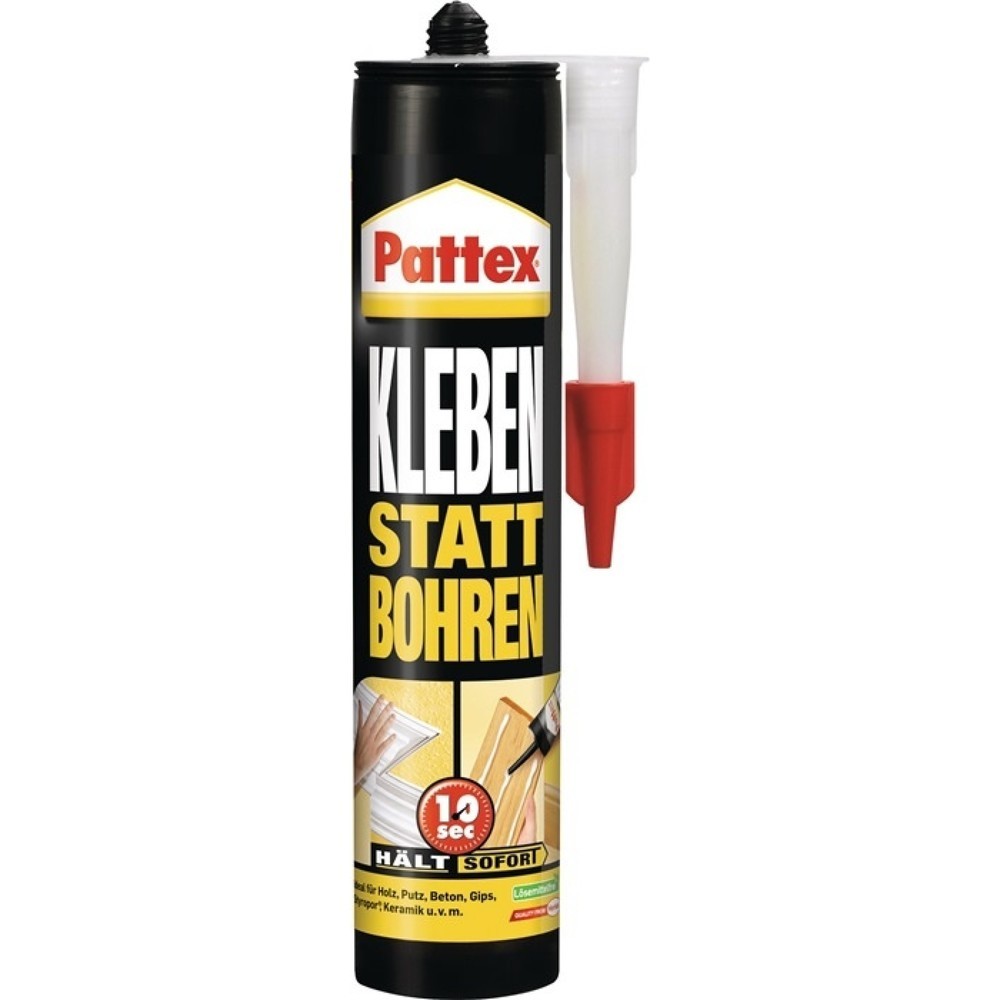 N° de l'image du produit 1 : Collage de colle de montage PATTEX au lieu de percer un tube blanc 250g