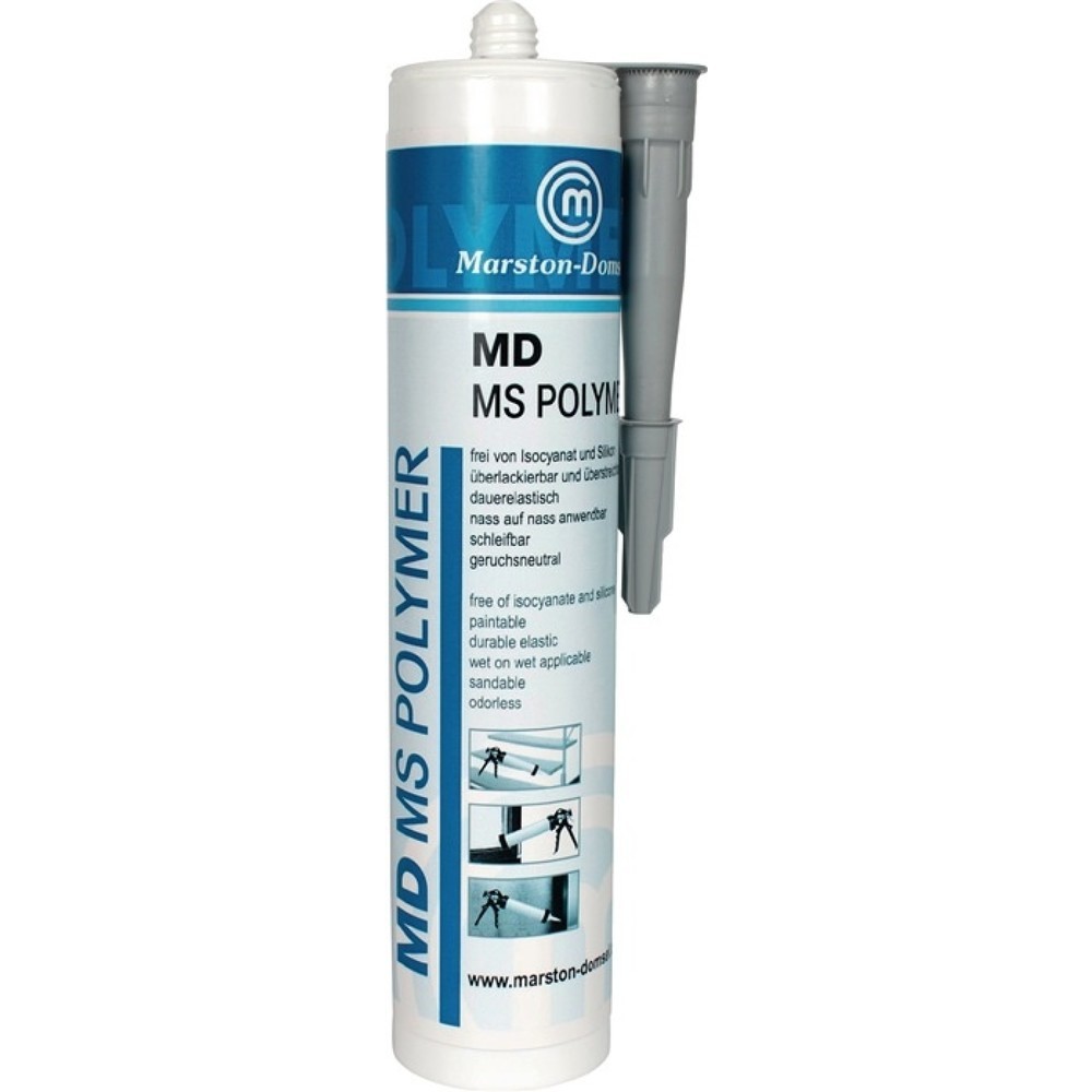 N° de l'image du produit 1 : Adhésif et mastic MARSTON MD-MS polymère blanc 440g cartouche