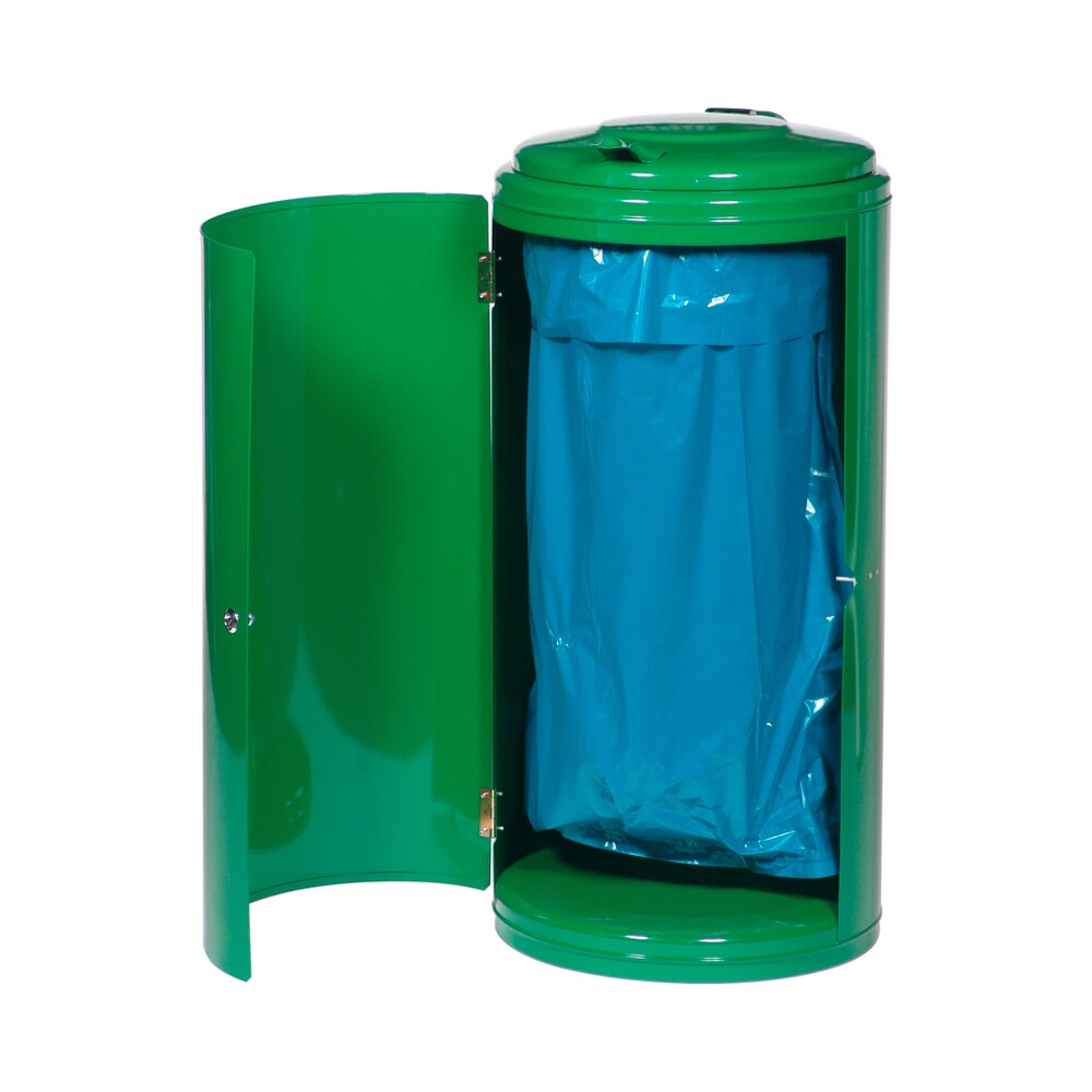 N° de l'image du produit 2 : Collecteur de déchets AFS de RENNER, 120 litres, verrouillable, galvanisé