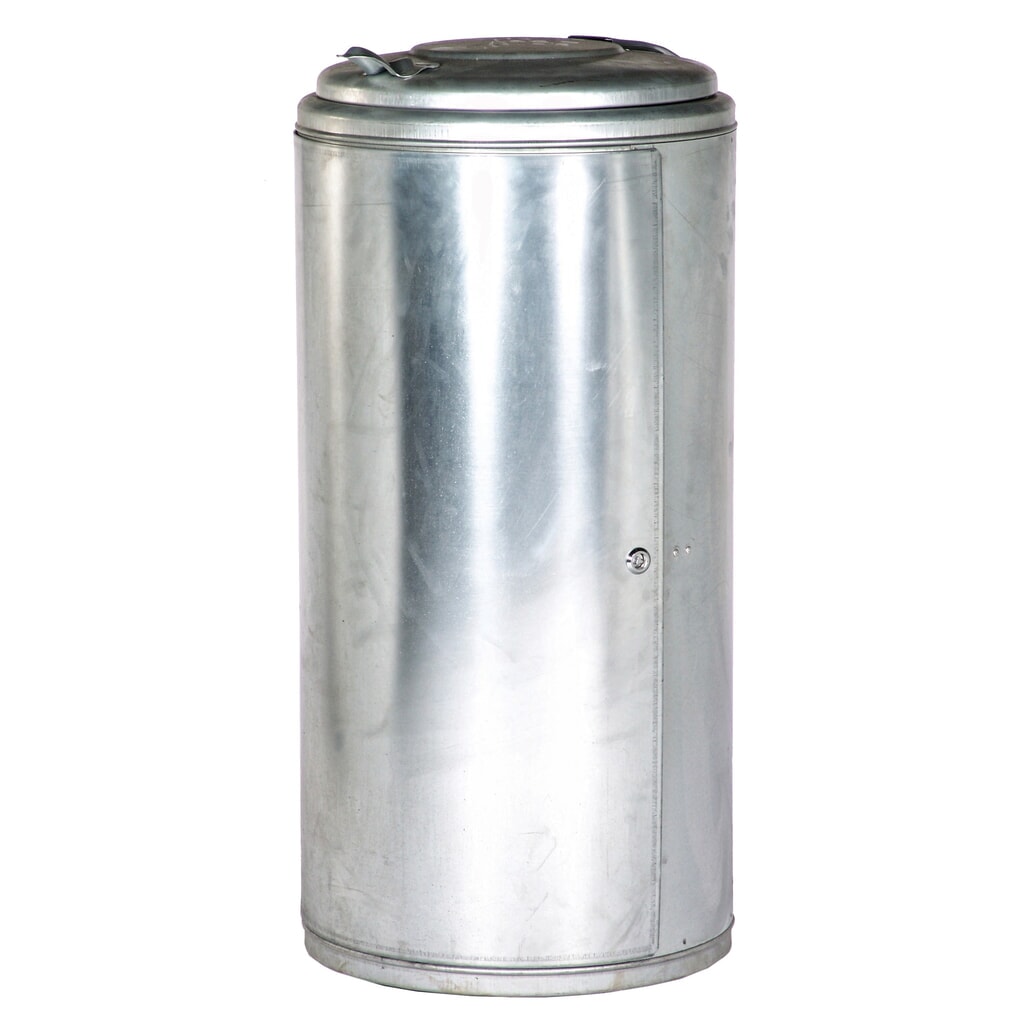 Collecteur de déchets AFS de RENNER, 120 litres, verrouillable, galvanisé Illustration du produit: Collecteur de déchets AFS de RENNER, 120 litres, verrouillable, galvanisé