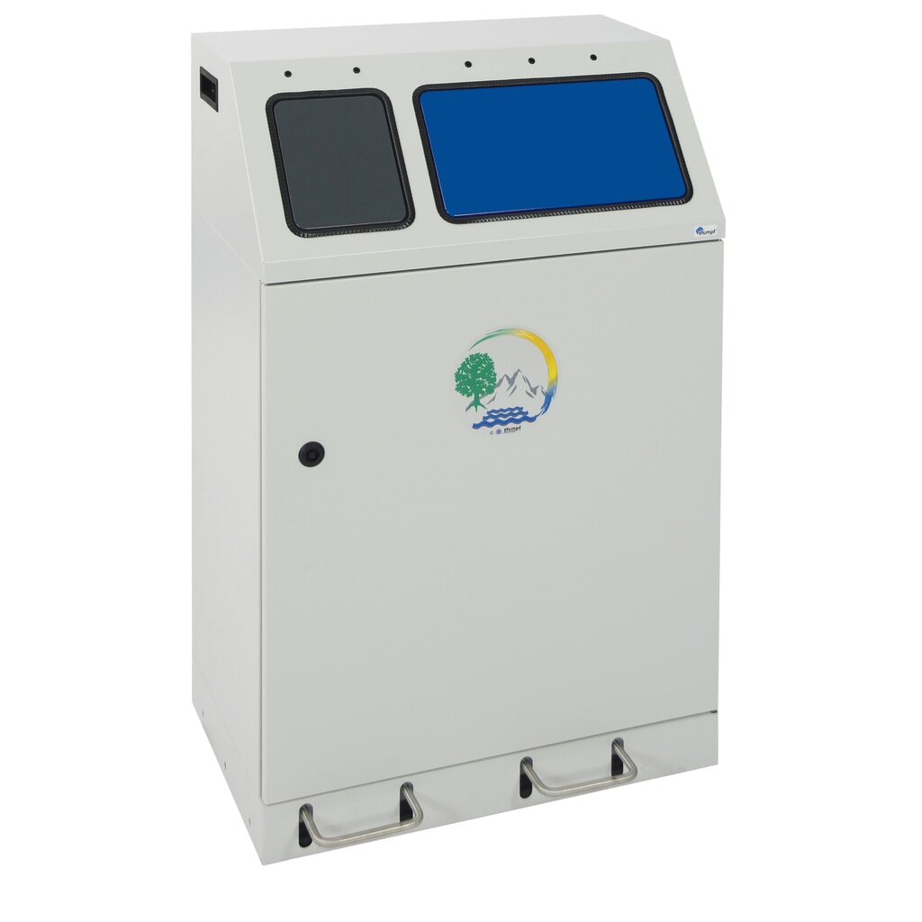 Illustration du produit: Collecteur de matériaux compact stumpf® à pédale, 1 x 30, 1 x 60 l