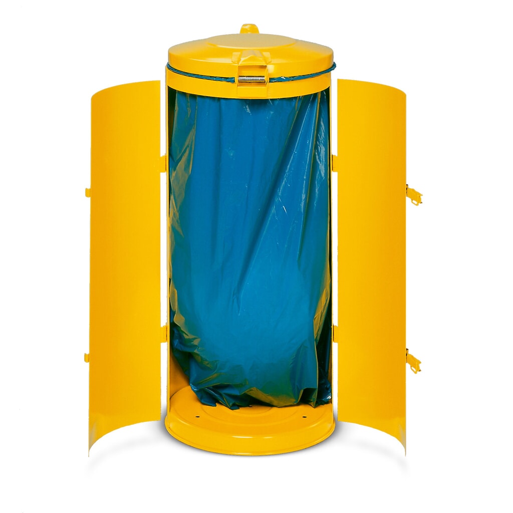 N° de l'image du produit 3 : Collecteur de déchets VAR®, 120 litres, porte à doubles battants, anthracite