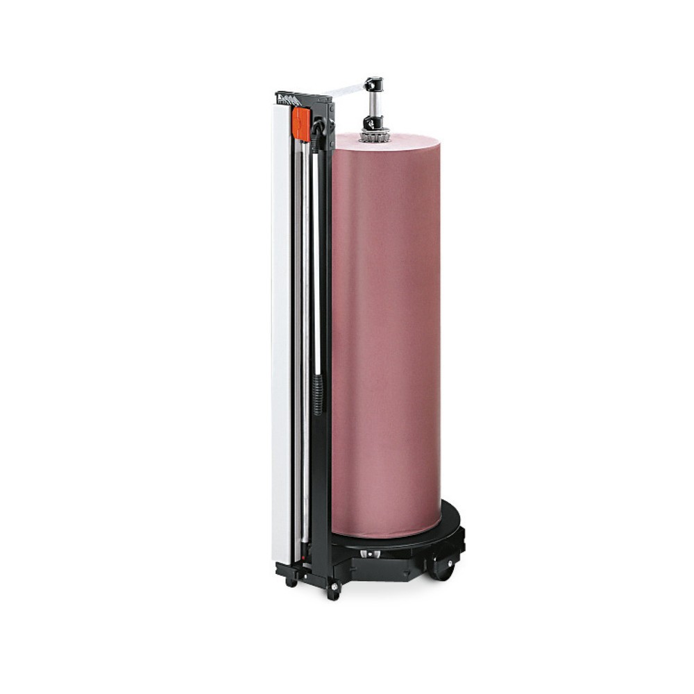 Illustration du produit: Rocholz support de découpe vertical pour rouleaux lourds, poids maximal du rouleau 200 kg, diamètre maximal du rouleau 450 mm, largeur de coupe 1250 mm