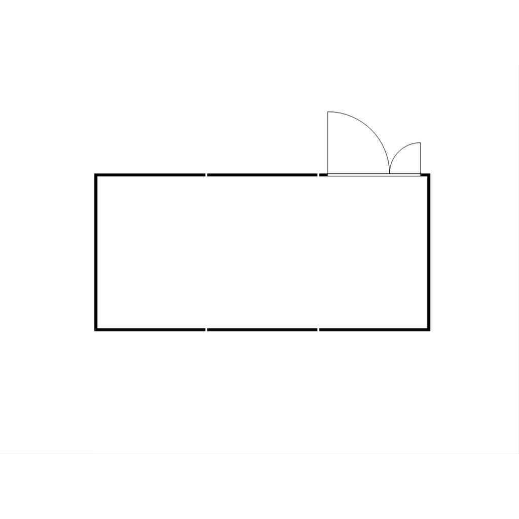 Combinaison de conteneur de matériaux FLADAFI®, démonté, 18 m², sans étagère, haut. x larg. x prof. 2 115 x 3 050 x 6 520 mm, porte à doubles battants (division asymétrique), au milieu du module N° de l'image du produit 2 : Combinaison de conteneur de matériaux FLADAFI®, démonté, 18 m², sans étagère, haut. x larg. x prof. 2 115 x 3 050 x 6 520 mm, porte à doubles battants (division asymétrique), au milieu du module