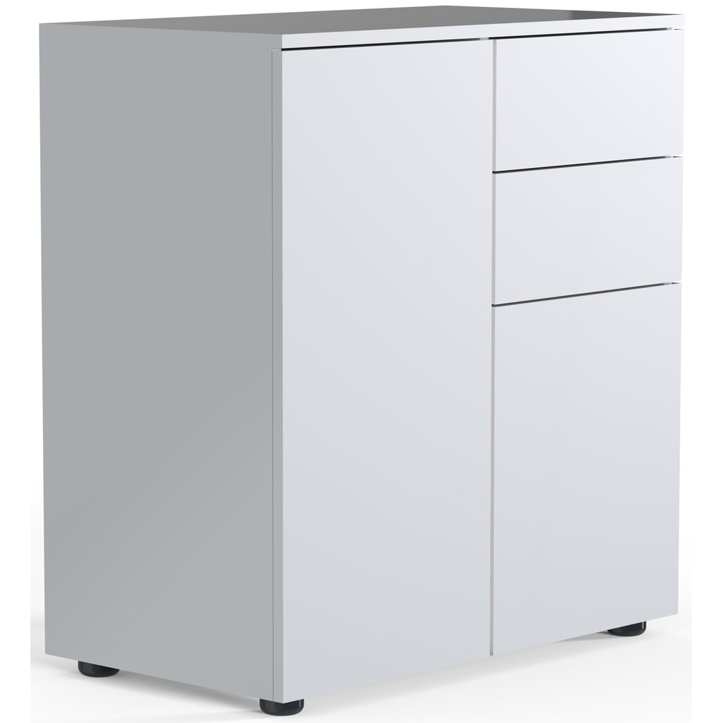 N° de l'image du produit 4 : VCM Commode Dalosa 4 compartiments, blanc