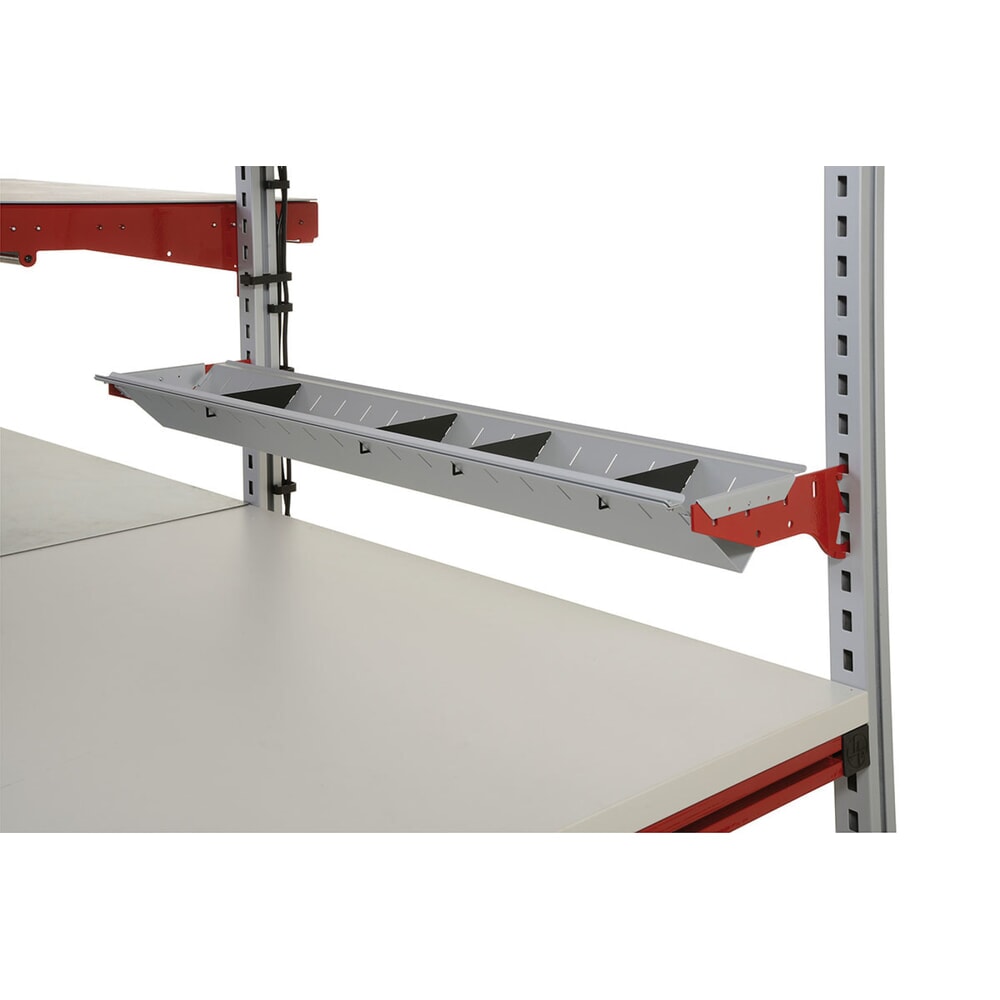 N° de l'image du produit 3 : Compartiment de rangement pour ustensiles pour les Rocholz tables d’emballage FLEX, complet avec bras porteurs