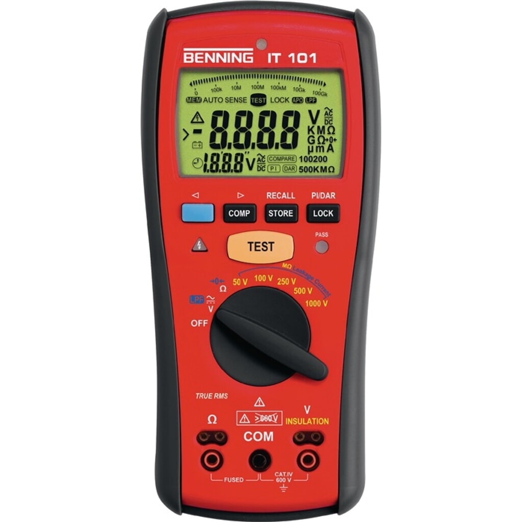 Illustration du produit: Appareil de mesure isolation/résistance IT 101 0,1 V-600 V CA/CC V 1 kΩ-20 GΩ BE