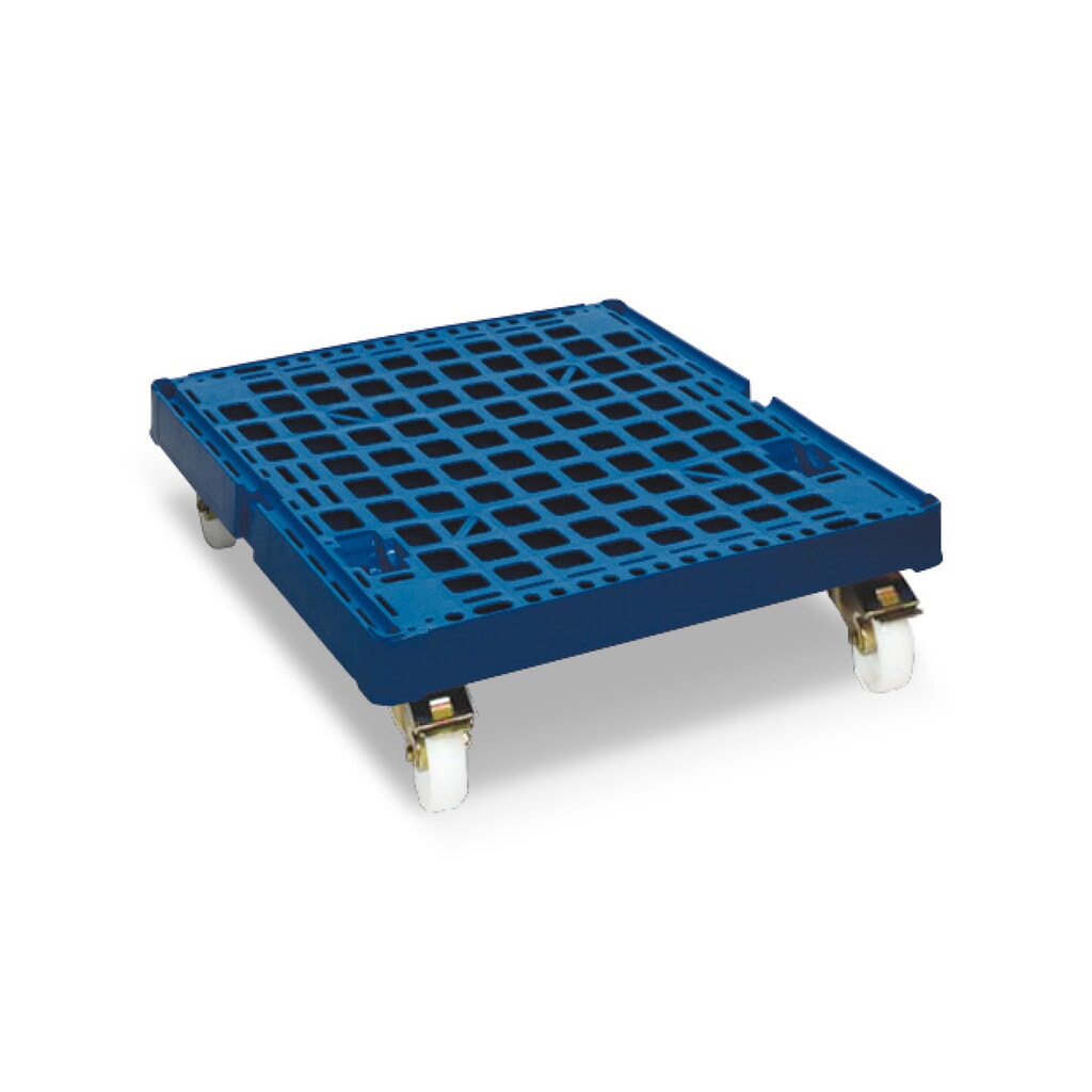 Conteneur à roulettes Classic, 2 côtés, galvanisé, plaque roulante en plastique, H x l x P 1 650 x 724 x 815 mm, bleu gentiane N° de l'image du produit 2 : Conteneur à roulettes Classic, 2 côtés, galvanisé, plaque roulante en plastique, H x l x P 1 650 x 724 x 815 mm, bleu gentiane