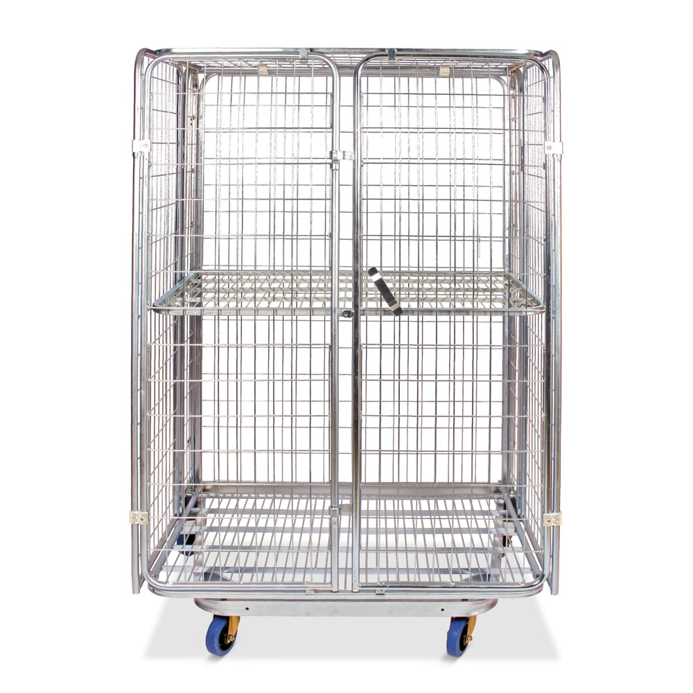 Illustration du produit: Conteneur à roulettes antivol, emboîtable, H x l x P 1 800 x 1 200 x 800 mm