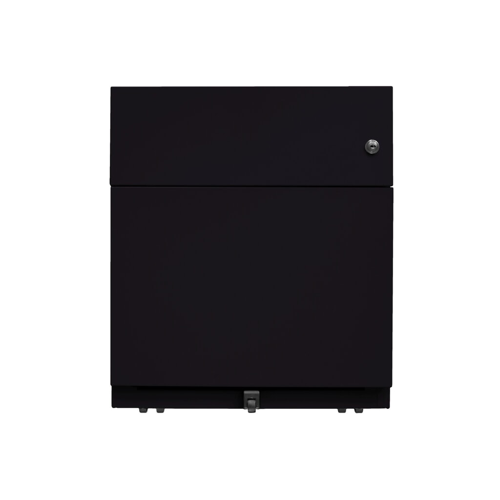 Conteneur à roulettes Note™ avec dossiers suspendus et tiroir, H x l x P 495 x 420 x 565 mm, noir N° de l'image du produit 6 : Conteneur à roulettes Note™ avec dossiers suspendus et tiroir, H x l x P 495 x 420 x 565 mm, noir