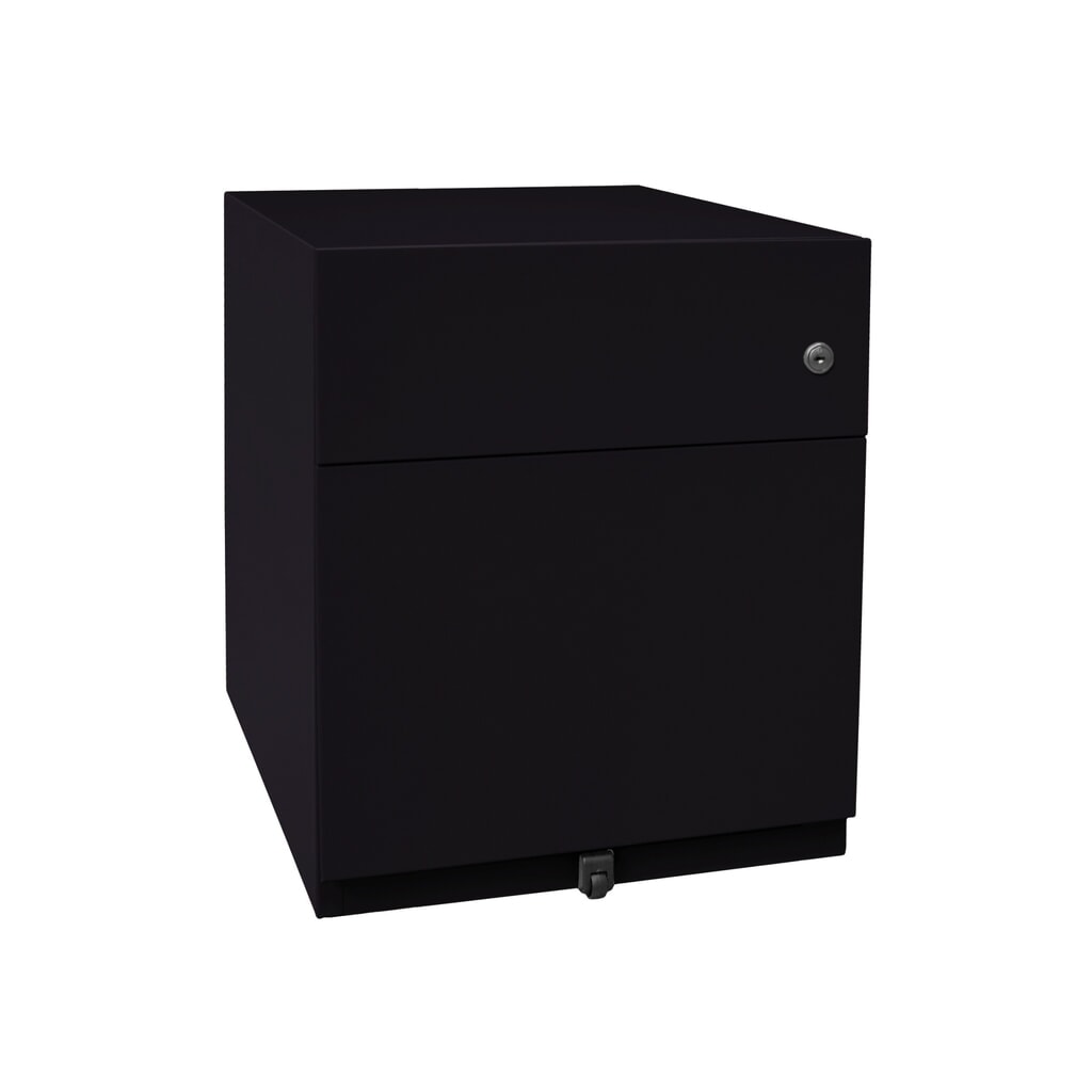 Conteneur à roulettes Note™ avec dossiers suspendus et tiroir, H x l x P 495 x 420 x 565 mm, noir N° de l'image du produit 7 : Conteneur à roulettes Note™ avec dossiers suspendus et tiroir, H x l x P 495 x 420 x 565 mm, noir