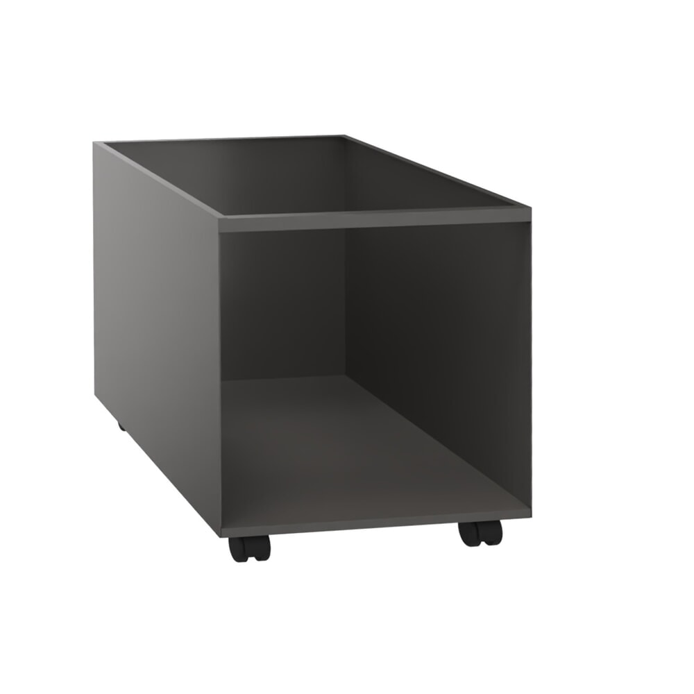 N° de l'image du produit 2 : Conteneur avec insert en plastique, mobile, HxlxP 525 x 500 x 650 mm, gris anthracite