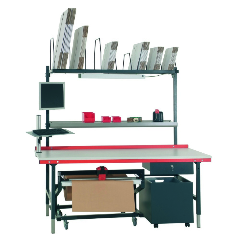 N° de l'image du produit 3 : Conteneur avec insert en plastique, mobile, HxlxP 525 x 500 x 650 mm, gris anthracite