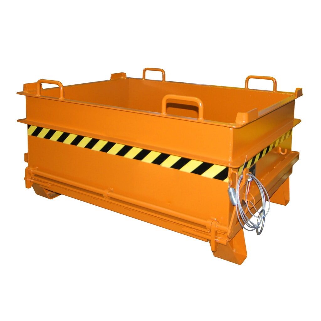 Conteneur pour matériaux de construction Bauer® BC 500, peint, jaune-orange Illustration du produit: Conteneur pour matériaux de construction Bauer® BC 500, peint, jaune-orange