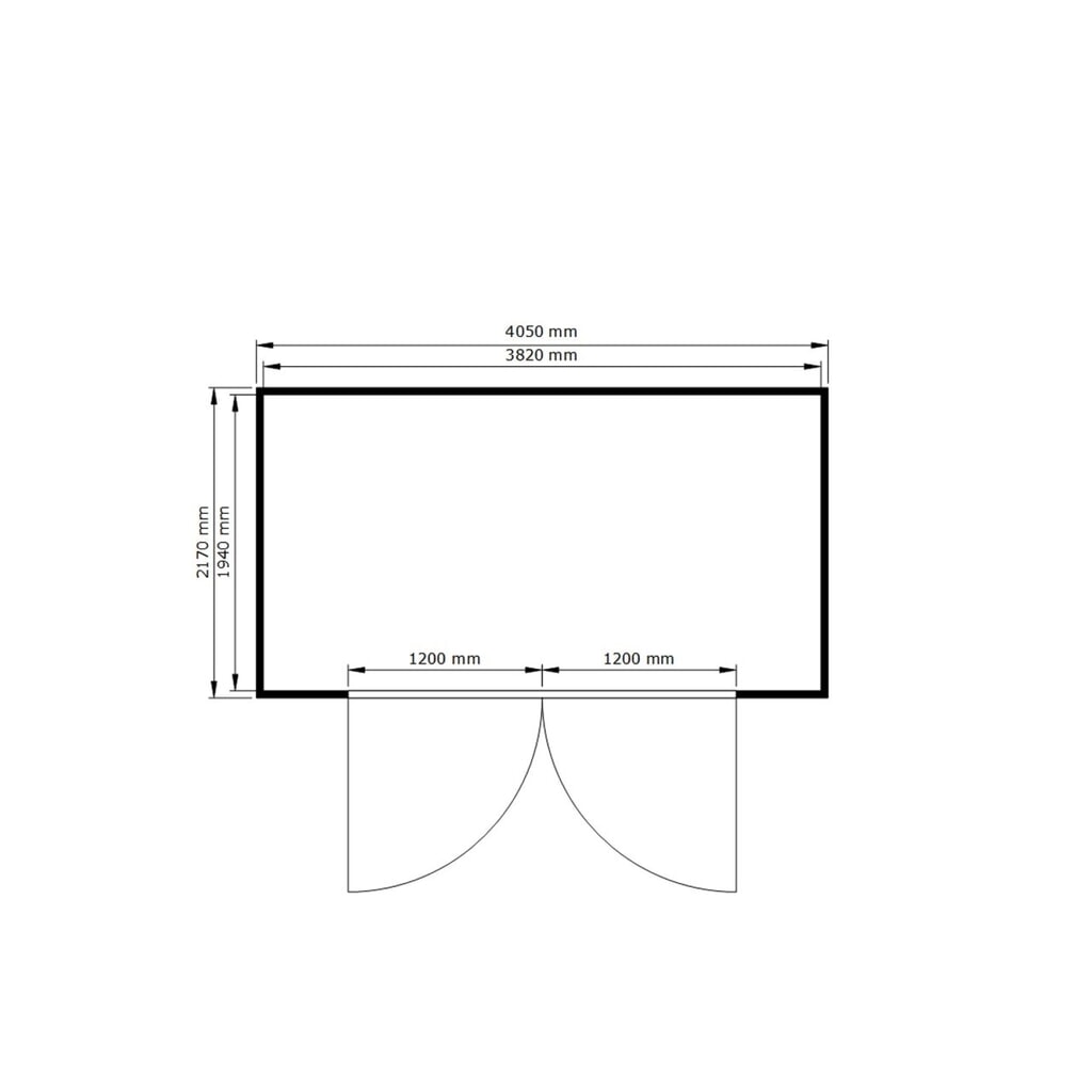 Conteneur pour substances dangereuses SAFE Tank 1350 ALG, isolé, installation à l'extérieur, complètement monté, revêtement plastique RAL 9002, dimensions extérieures 4 350x2 170x2 510 mm, porte à doubles battants, au centre du côté large, N° de l'image du produit 2 : Conteneur pour substances dangereuses SAFE Tank 1350 ALG, isolé, installation à l'extérieur, complètement monté, revêtement plastique RAL 9002, dimensions extérieures 4 350x2 170x2 510 mm, porte à doubles battants, au centre du côté large,