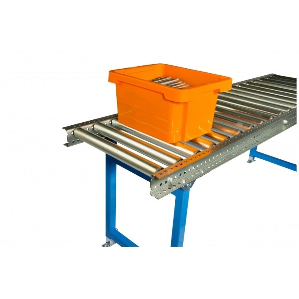 N° de l'image du produit 3 : Convoyeur à rouleaux pour charges lourdes BLUME, rouleaux en tube d’acier, L x l : 2 000 x 1 000 mm, entraxe 125 mm