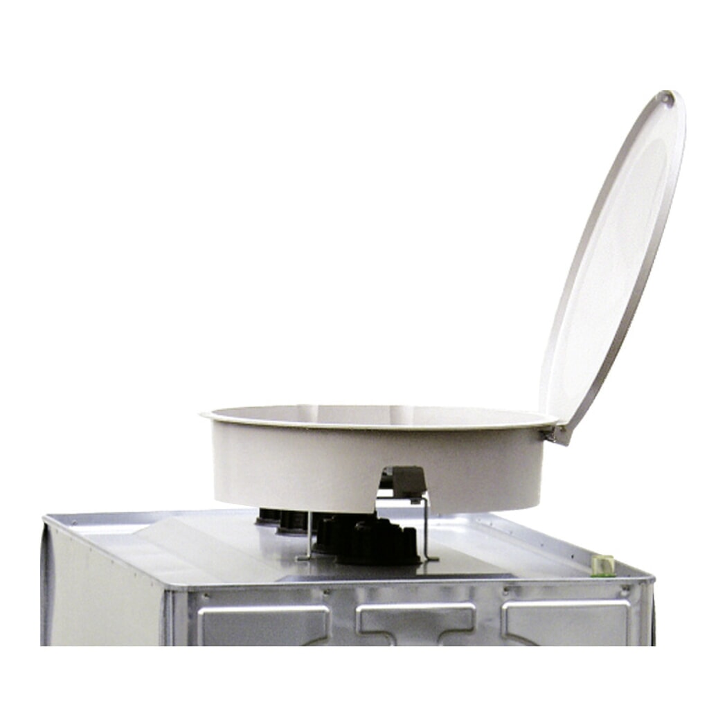 Vasque de remplissage en PRV, avec couvercle Illustration du produit: Vasque de remplissage en PRV, avec couvercle