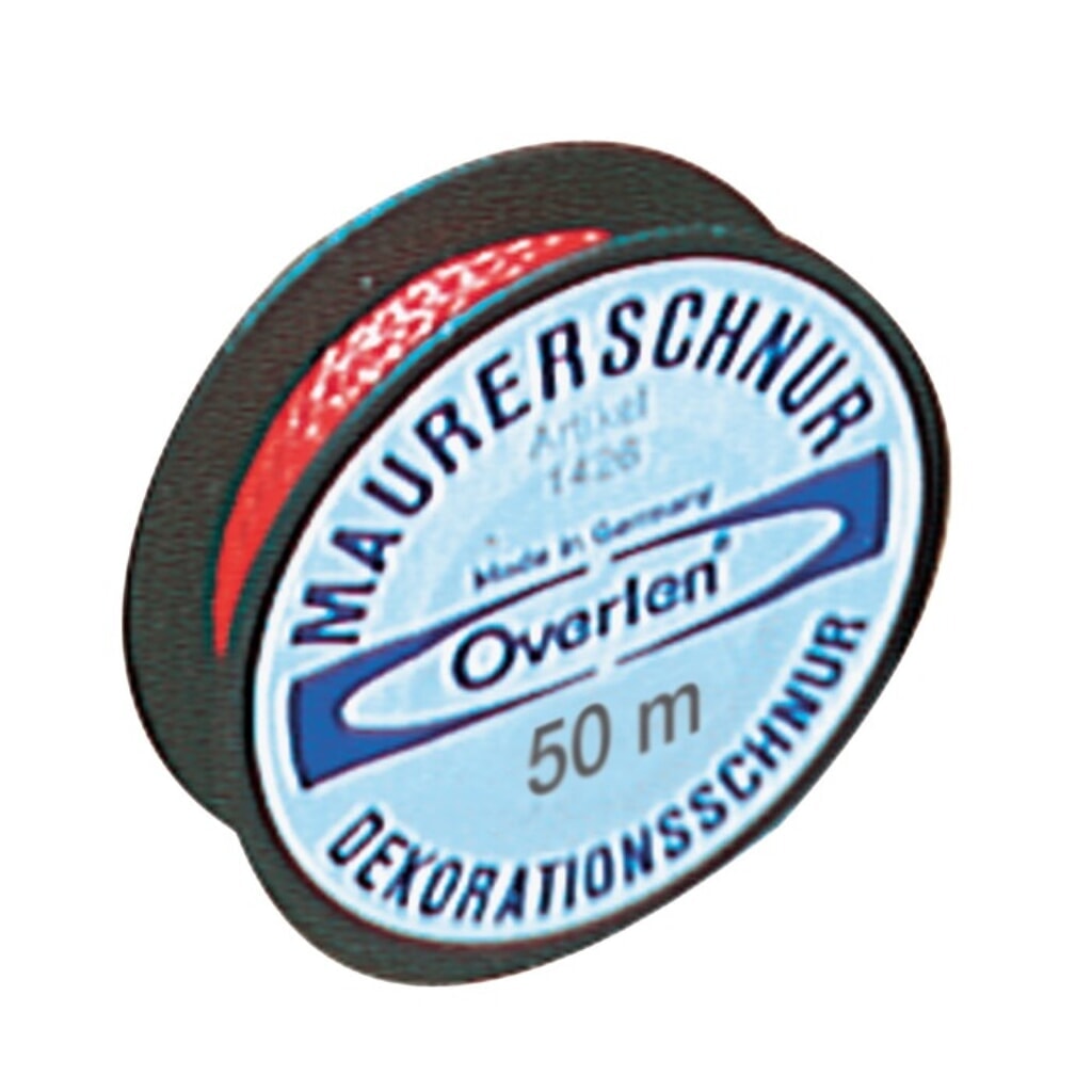 Cordelette de carreleur 50 m 10 kg rouge OVERMANN Illustration du produit: Cordelette de carreleur 50 m 10 kg rouge OVERMANN