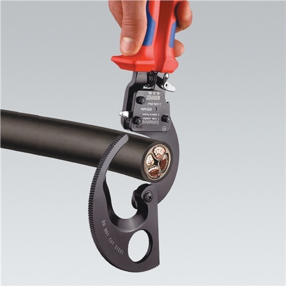 N° de l'image du produit 2 : Cisaille à câbles L. totale 280 mm max. 52 (380 mm²) mm gaines multicomposant KN
