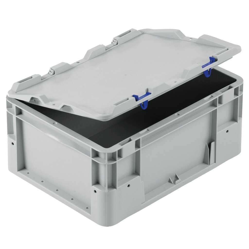 Couvercle avec charnières pour Eurobox Premium, pour volume de 5 litres N° de l'image du produit 2 : Couvercle avec charnières pour Eurobox Premium, pour volume de 5 litres