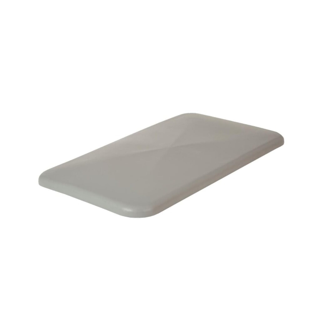 Illustration du produit: Couvercle pour bac à roulettes BASIC, H x l x P 95 x 991 x 686 mm gris
