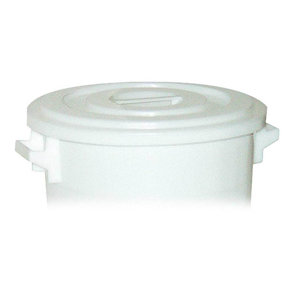 Illustration du produit: Couvercle pour poubelle ronde 35 litres, blanc
