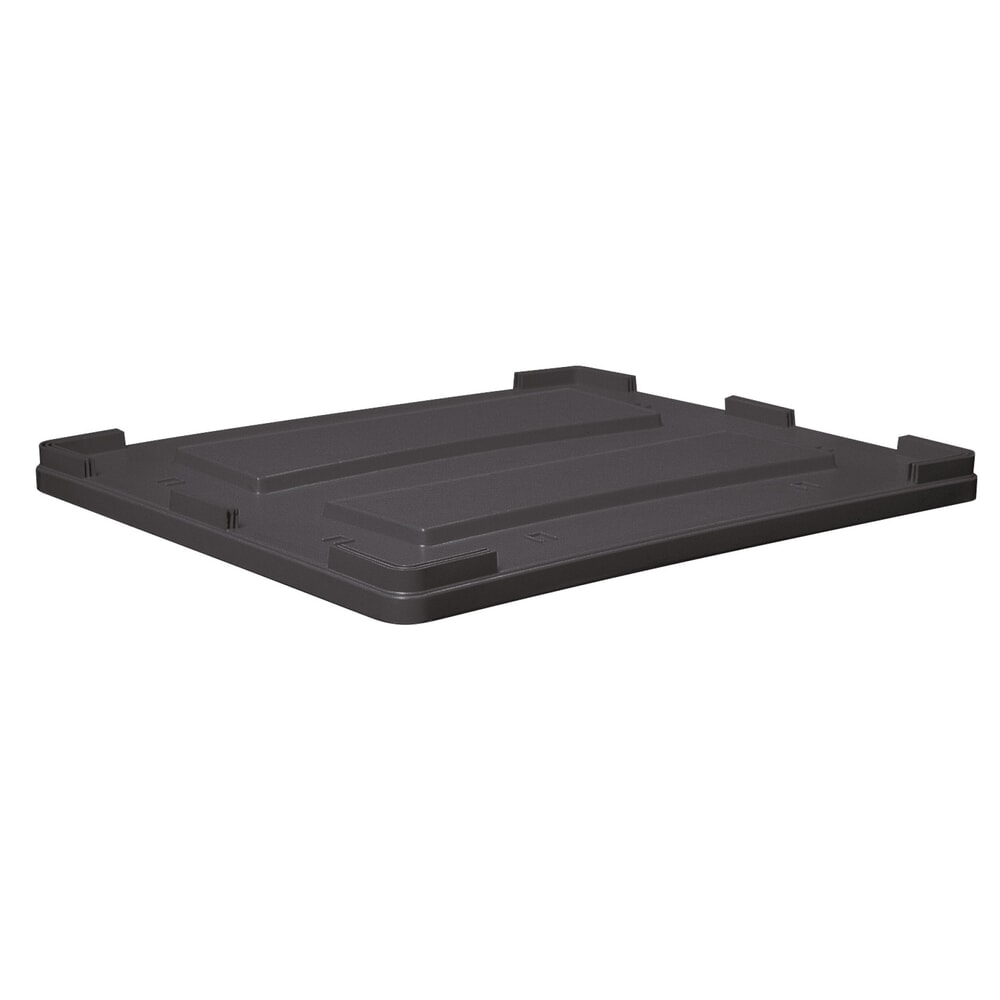 Illustration du produit: Couvercle pour grands conteneurs en polyéthylène, contenance 610 litres, anthracite