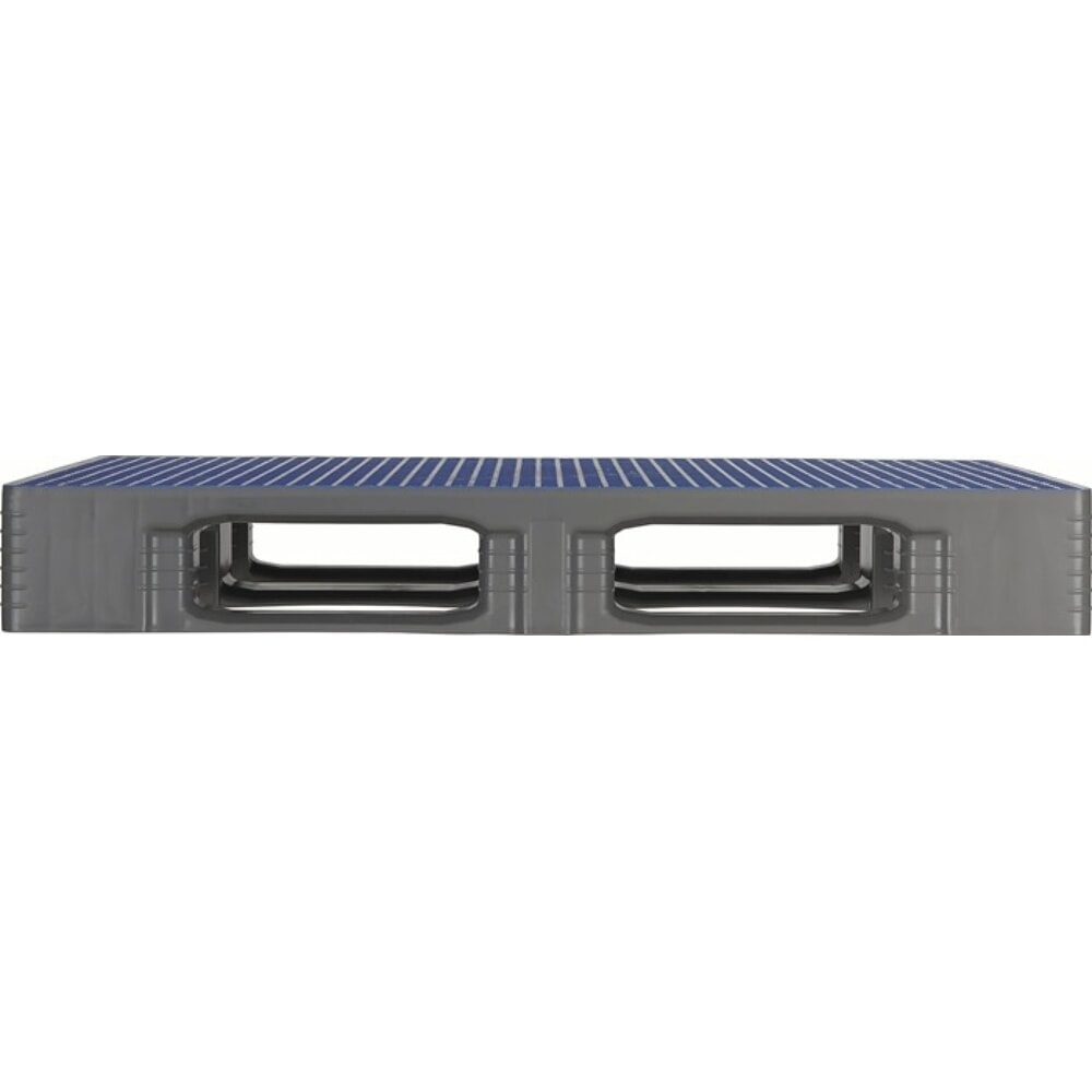 N° de l'image du produit 5 : CRAEMER Kunststoffpalette, 3 Kufen geschlossen, L800xB1200xH160mm, HDPE