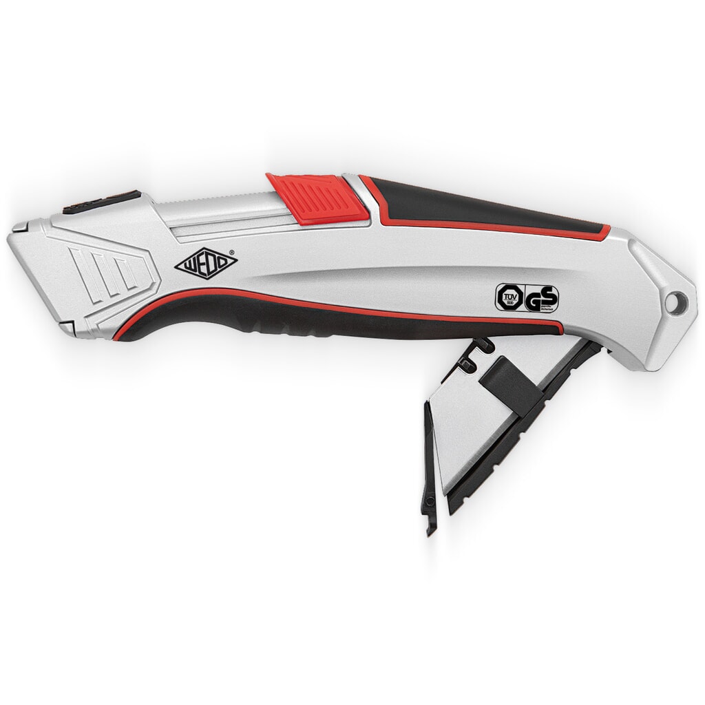 N° de l'image du produit 4 : Cutter de sécurité WEDO® Safety Alu, avec lame en acier au carbone de 19 mm