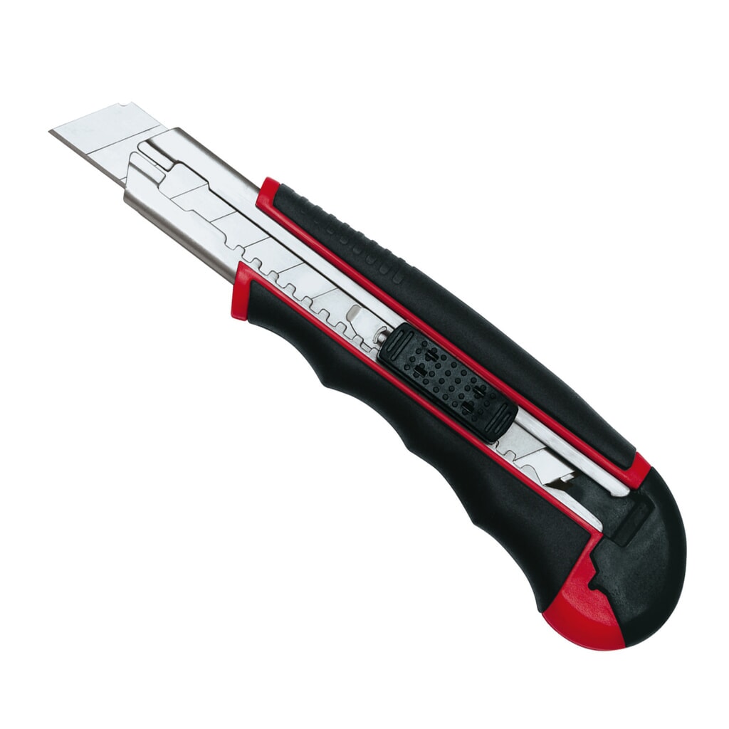 Cutter professionnel Auto-Load, lame de 18 mm Illustration du produit: Cutter professionnel Auto-Load, lame de 18 mm