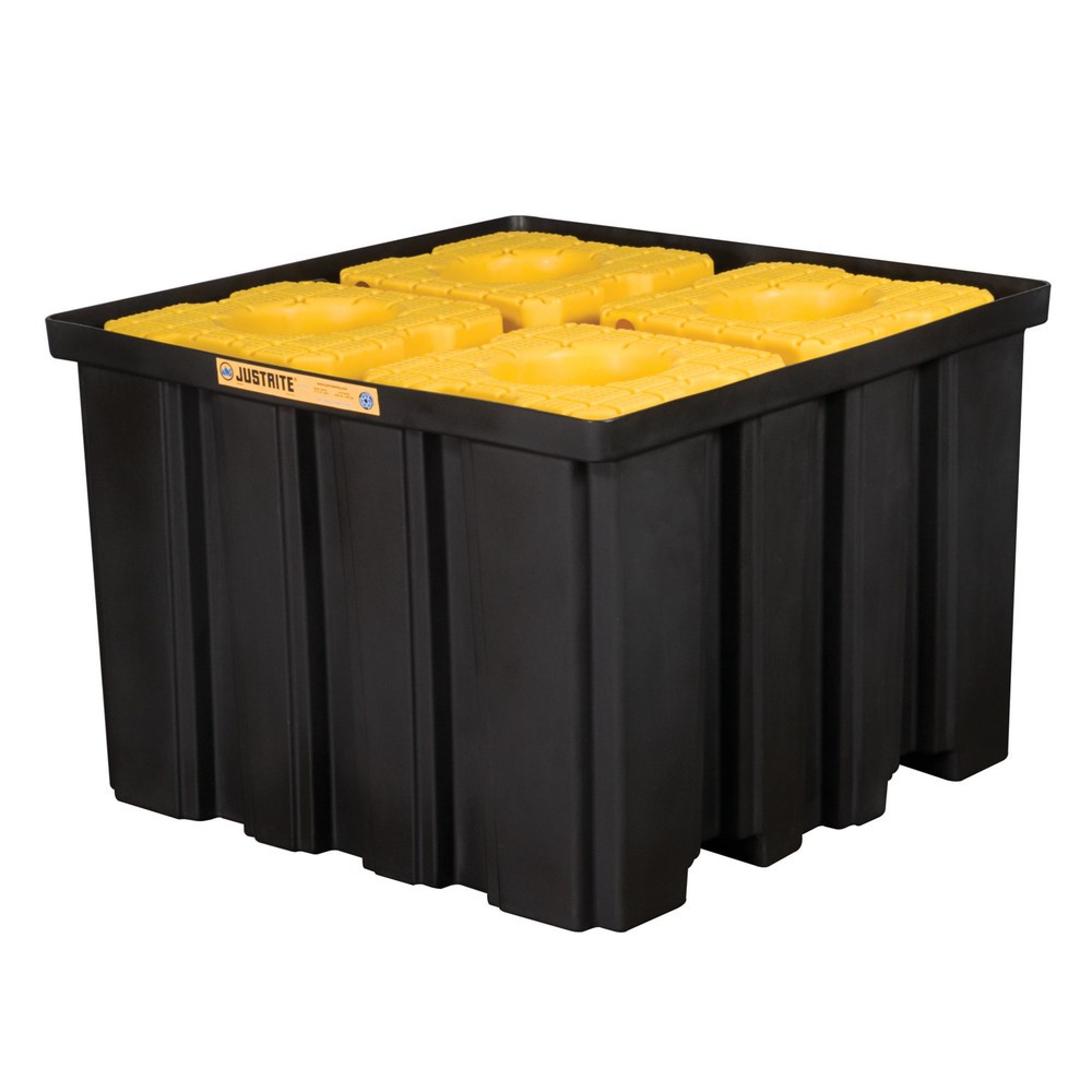 Illustration du produit: Justrite® bac de rétention pour IBC en polyester, contenance 1.408 l