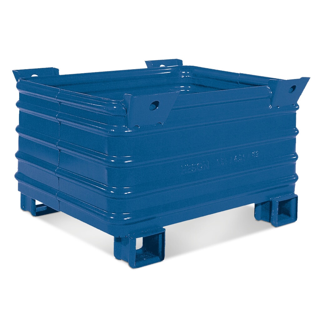 Illustration du produit: Berceau empilable HESON® avec entrées de fourche, l x P 1 000 x 800 mm