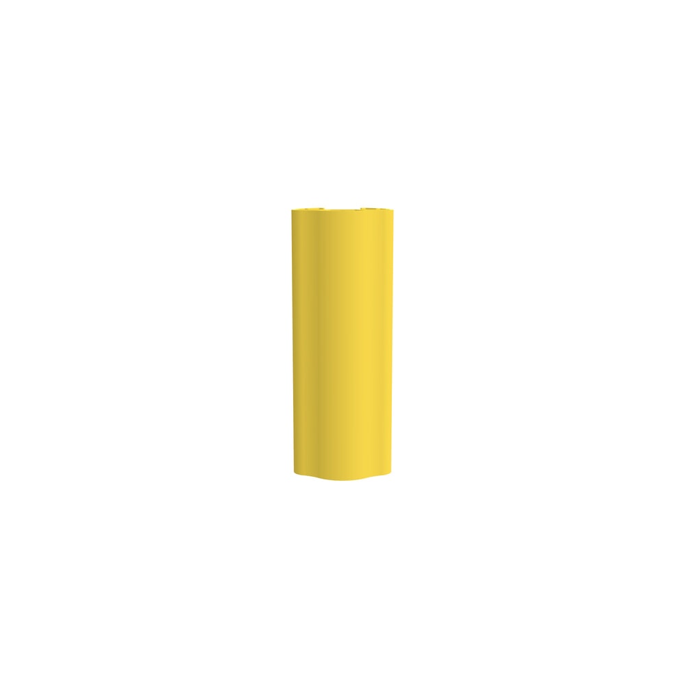 Illustration du produit: Dancop d-flexx Protection contre les chocs pour rayonnages Alfa, en plastique, dimensions intérieures Hxl 400 x 100 x 125 mm